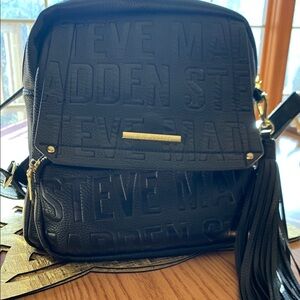 Steve Madden Black Backpack